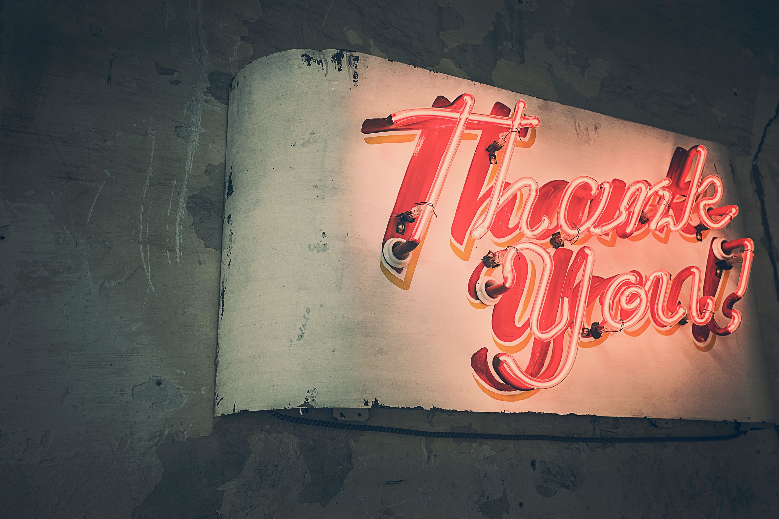 Thank you sign graphic