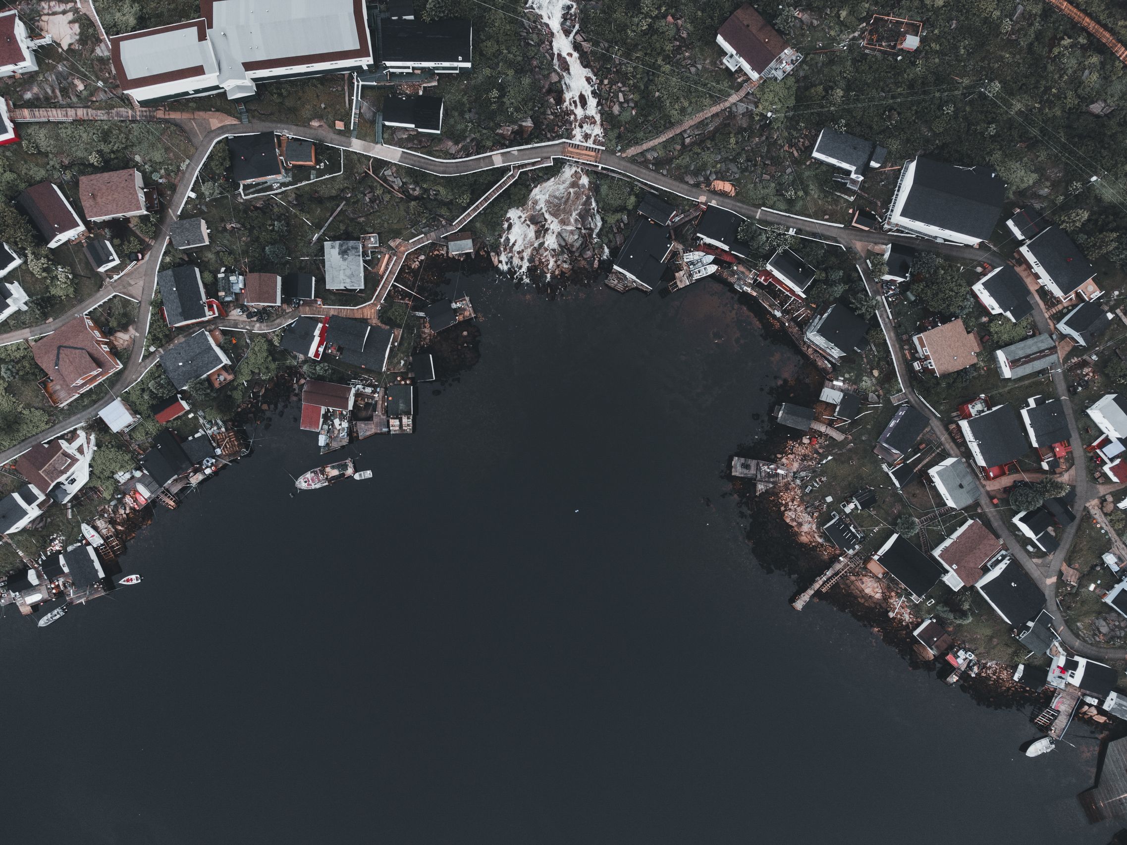 Map view of Seaside harbor area